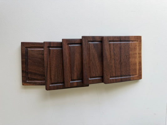 Black walnut Coasters (4)