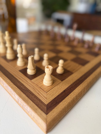 Chessboard- Black walnut and white oak