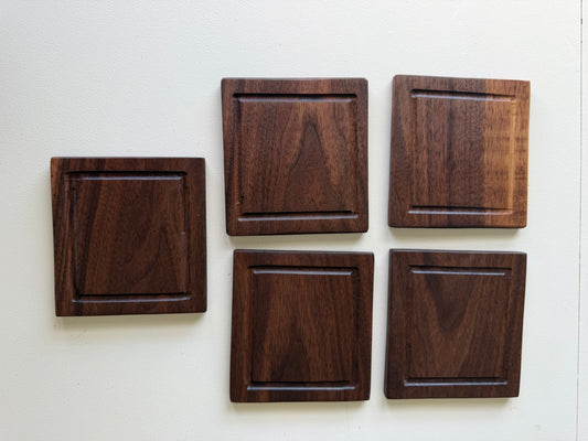 Black walnut Coasters (4)