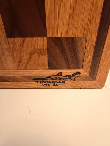 Chessboard- Black walnut and white oak
