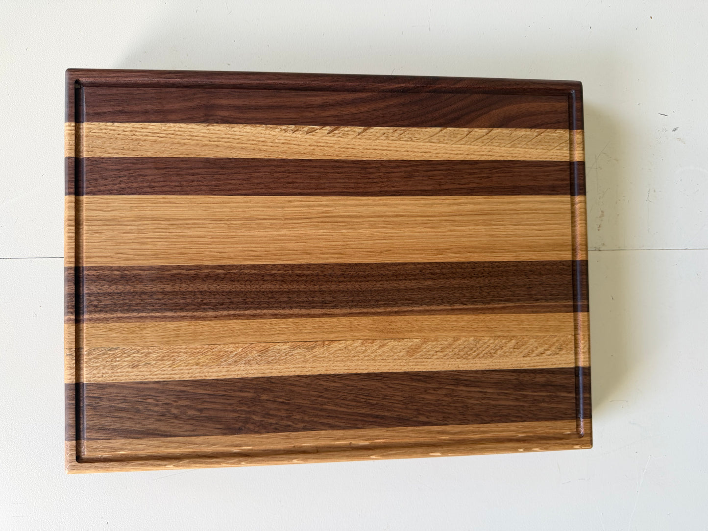 Black walnut and white oak Cutting Board