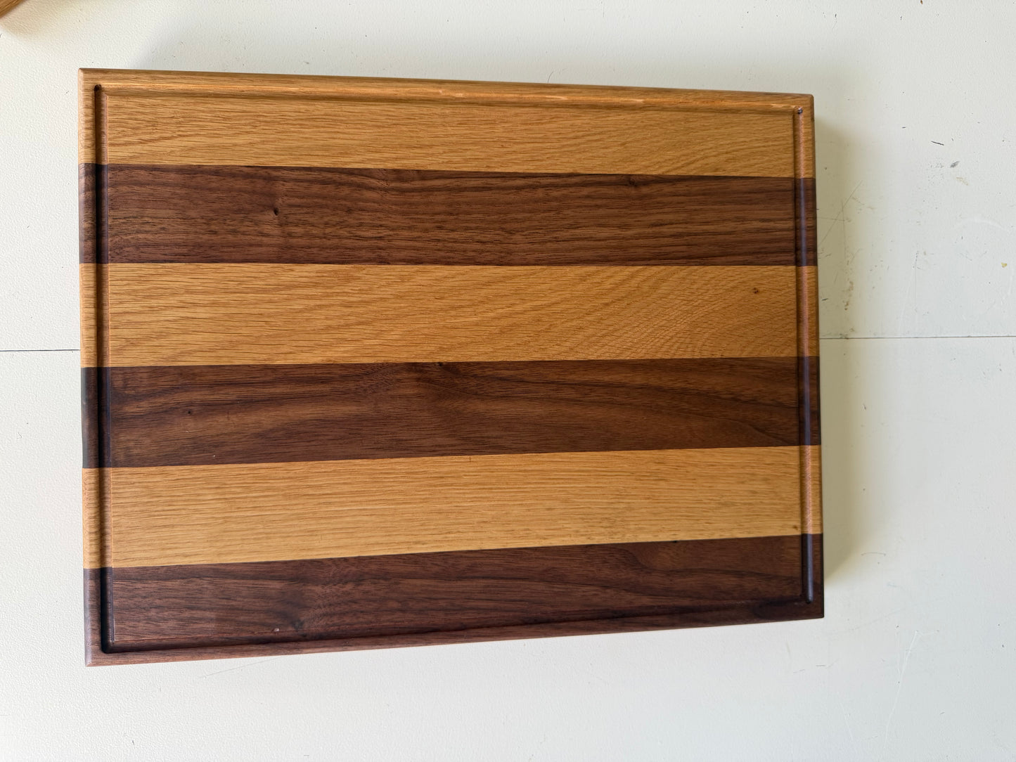 Black walnut and white oak Cutting Board