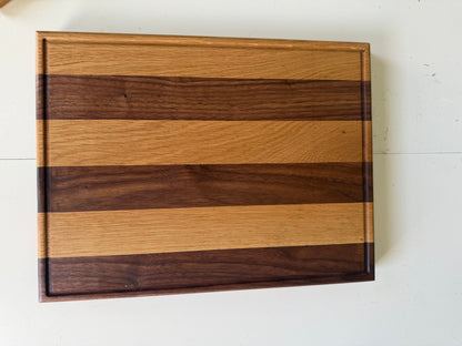 Black walnut and white oak Cutting Board